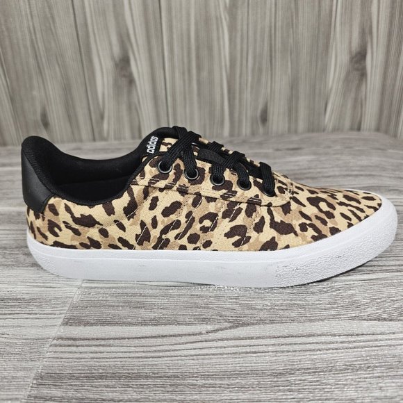 Adidas x FARM Rio Vulcraid3R Beige Leopard Skate Shoe GW9185-Women's Size 6.5NEW - Picture 14 of 14